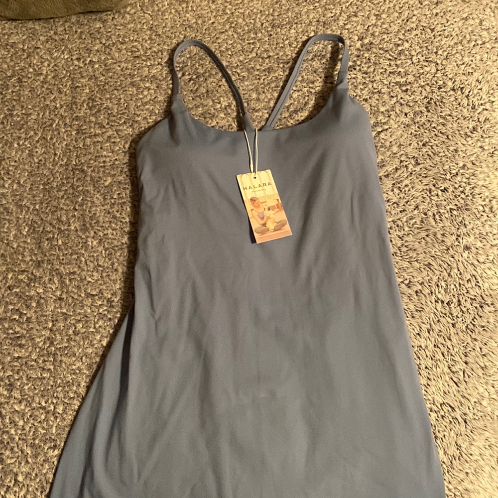 HALARA Women's Dress in Slate Blue